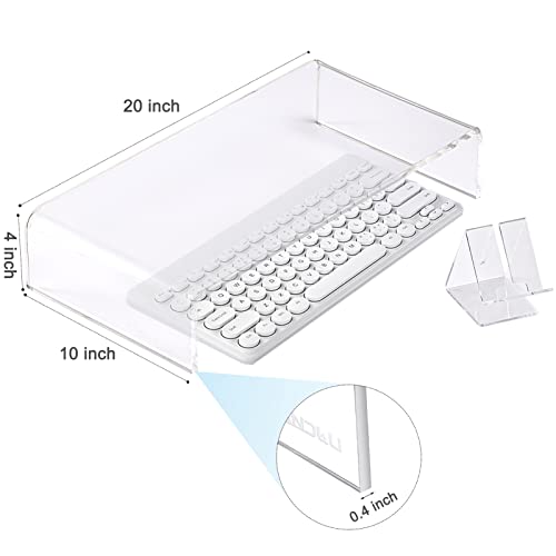 KMANDLU Support de moniteur acrylique de qualité – Image 2