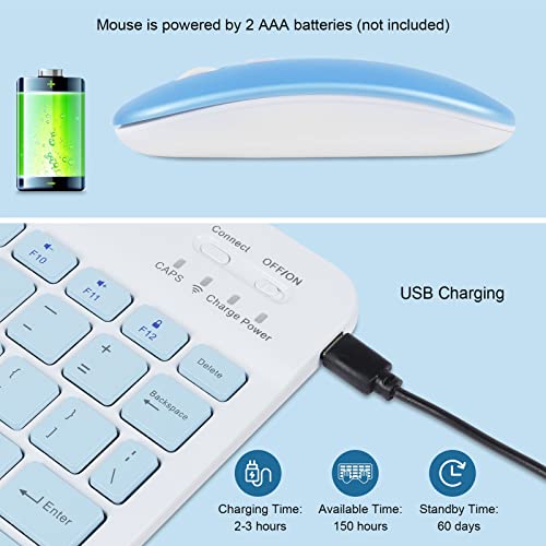 Combo clavier et souris Bluetooth sans fil, – Image 2