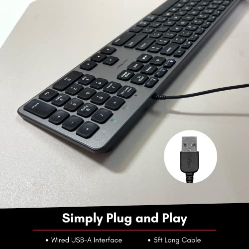 Clavier filaire Macally pour Mac et Windows – Image 2
