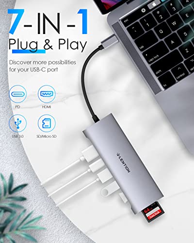 LENTION Hub multiport USB C avec HDMI-2