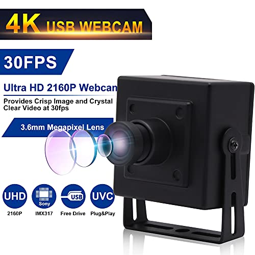 ALPCAM Webcam 4K Ultra HD 2160P Capteur – Image 2