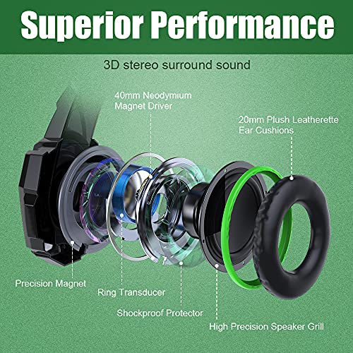 BENGOO G9000 Casque de jeu stéréo pour – Image 2