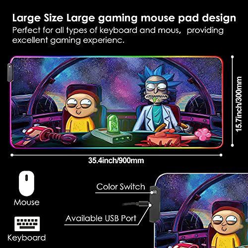 Bimormat Tapis de souris RGB Tapis de – Image 2