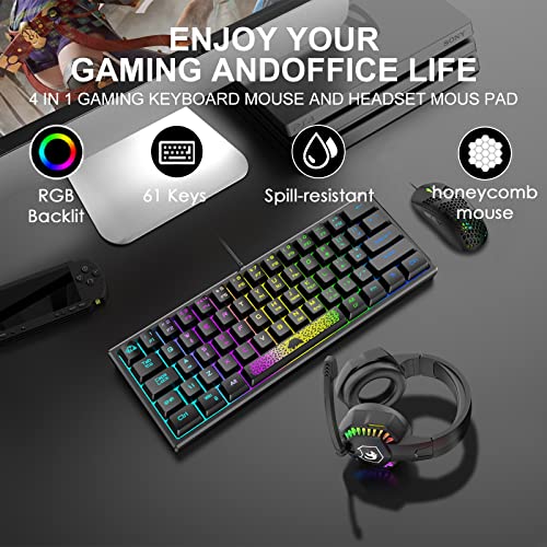 60% clavier de jeu souris en nid – Image 2