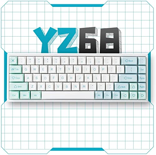 YUNZII YZ68 Mint Clavier mécanique échangeable à-2
