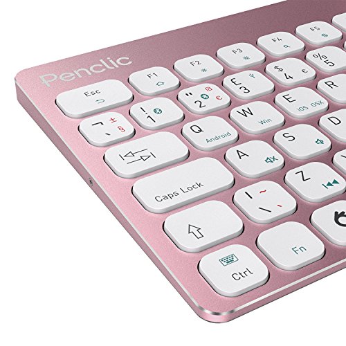 Clavier sans fil Bluetooth en aluminium Penclic – Image 2