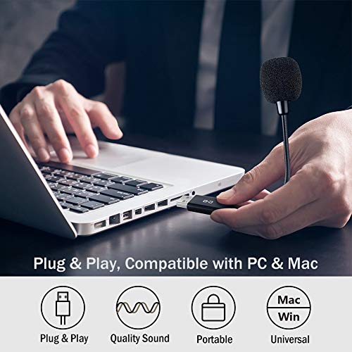 Mini microphone USB pour ordinateur portable et – Image 2
