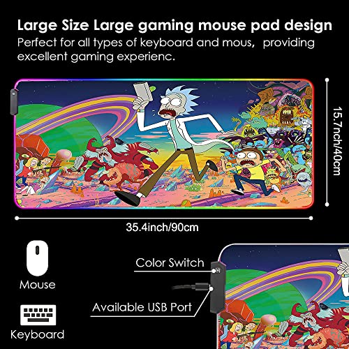 Bimormat RGB Tapis de souris Tapis de – Image 2
