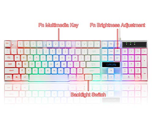 Clavier et souris de jeu rétroéclairés LED-3