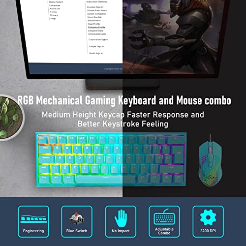 Combo clavier mécanique 60 % et souris-3