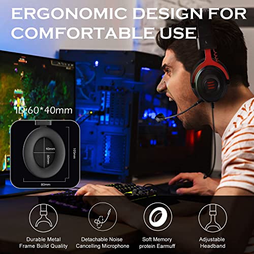 EKSA E900 Casque de jeu pour PC-4