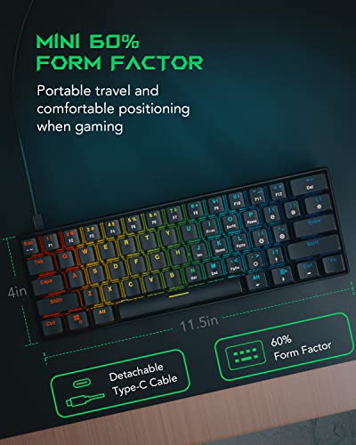 Clavier de jeu mécanique Black Shark 60-3