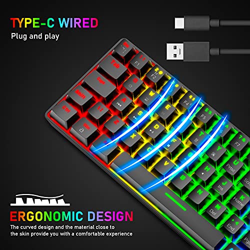 Combo clavier et souris de jeu mécanique-4