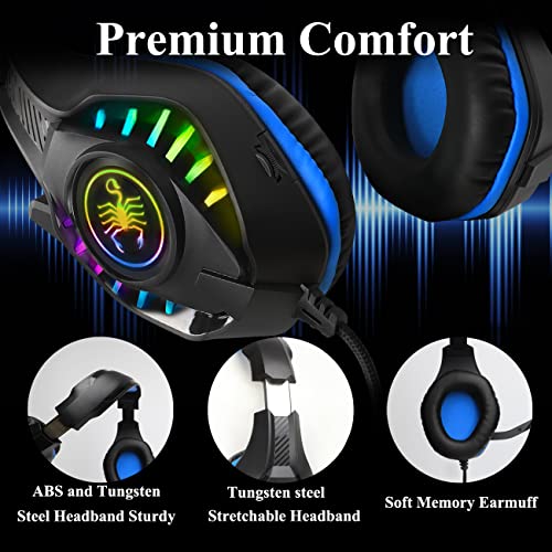 Casque de jeu professionnel pour PC PS4-5