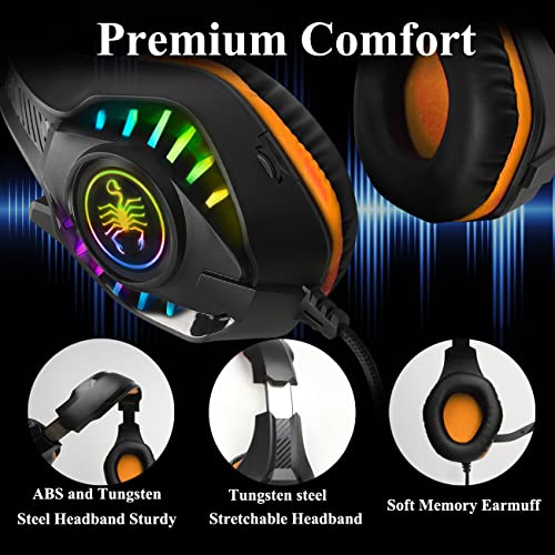 Casque de jeu professionnel pour PC PS4-5