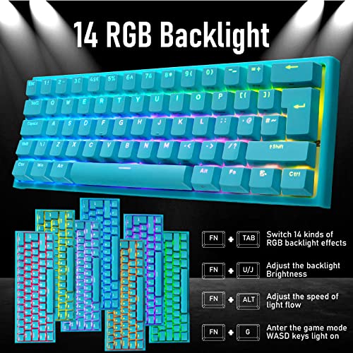 Combo clavier mécanique 60 % et souris-4