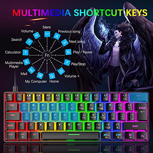 Combo clavier et souris de jeu mécanique-3