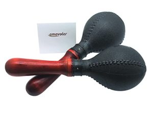 Amavoler MARACAS， Paire de Shakers Hochets Sand