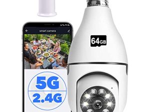 YUOCHY Caméra ampoule 1080P