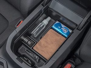 TOPINSTALL Plateau de Console Centrale Gris Compatible