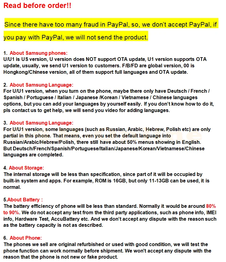 Image des accessoires