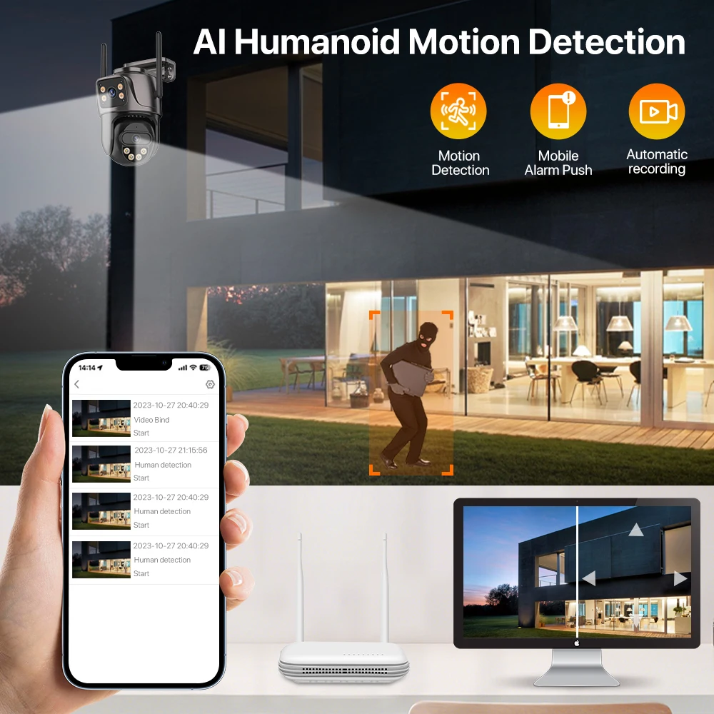 Détection de mouvement humanoïde AI