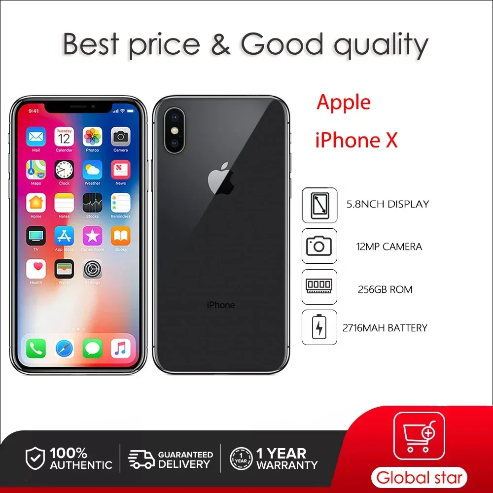 Apple iPhone X : Smartphone d’occasion déverrouillé. – Test et Avis