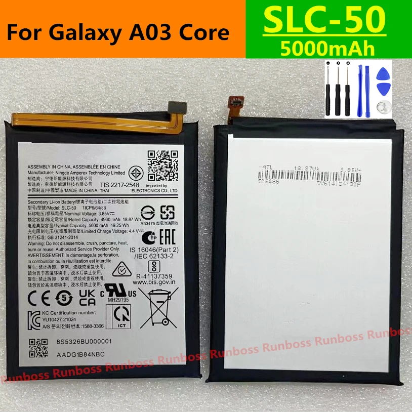 Batterie de remplacement haute qualité pour Samsung Galaxy A03 Core. – Test et Avis