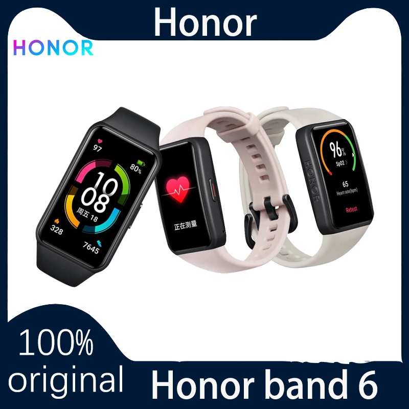 Bracelet Honor Band 6 Spnings, grand écran – Test et Avis