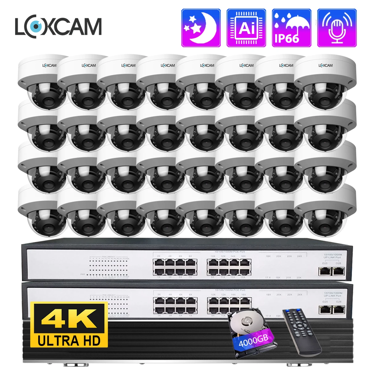 « Caméra IP de vidéosurveillance anti-vandalisme 4K » – Test et Avis