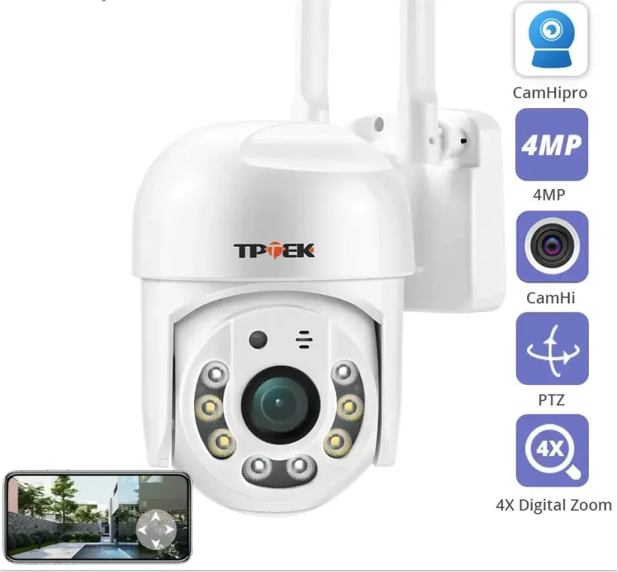 Caméra de sécurité extérieure 1080P avec vision nocturne et détection de mouvement. – Test et Avis
