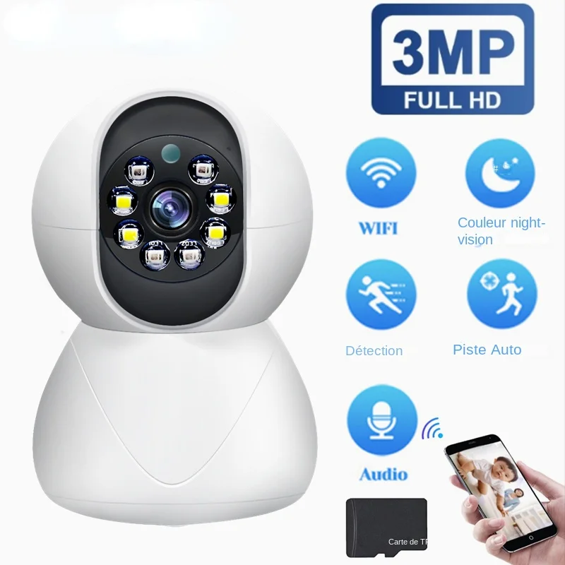 « Caméra de surveillance WiFi HD 2K » – Test et Avis