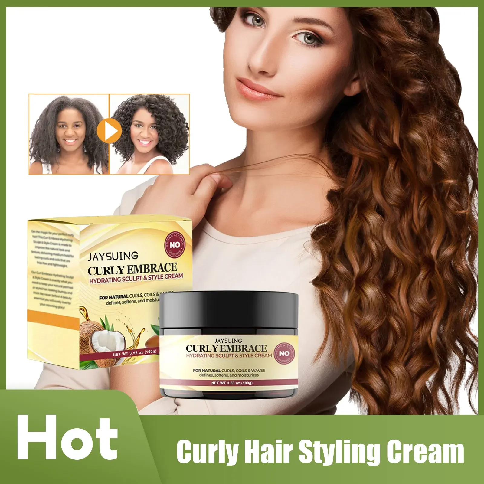 Crème hydratante pour cheveux polyvalente et revitalisante. – Test et Avis