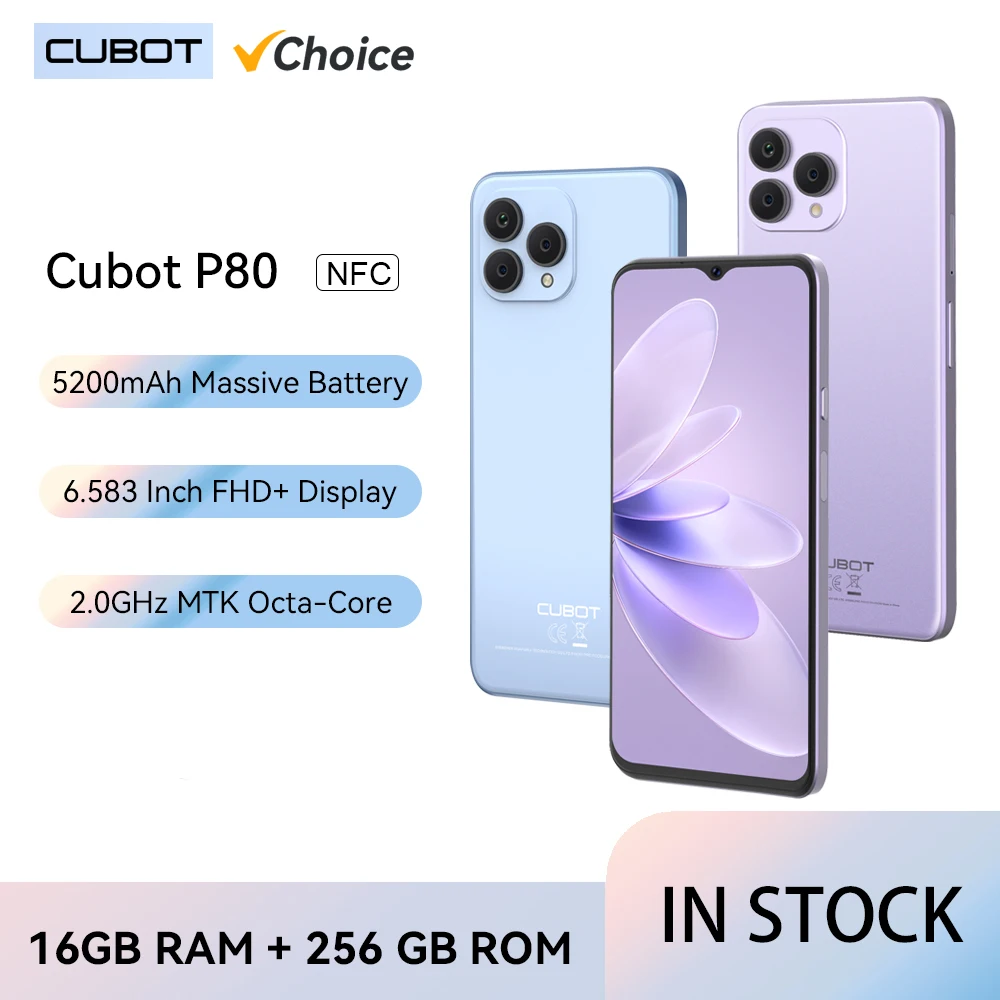 Cubot P80: Smartphone Android 13, version globale – Test et Avis