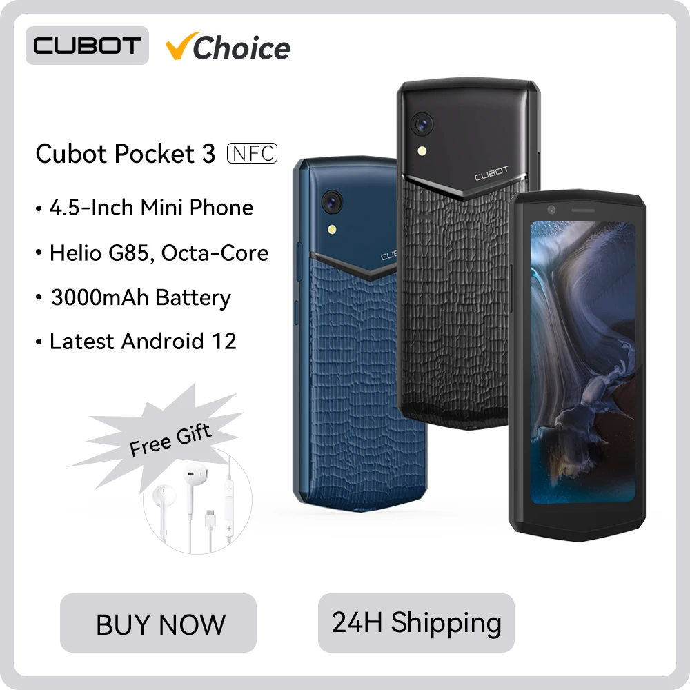« Cubot Pocket 3: Mini Android Smartphone » – Test et Avis