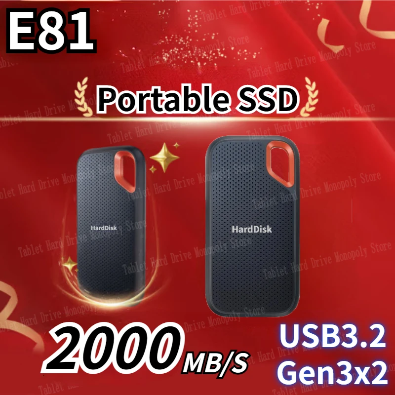 « DD Externe SSD Portable E81, 4-64To » – Test et Avis