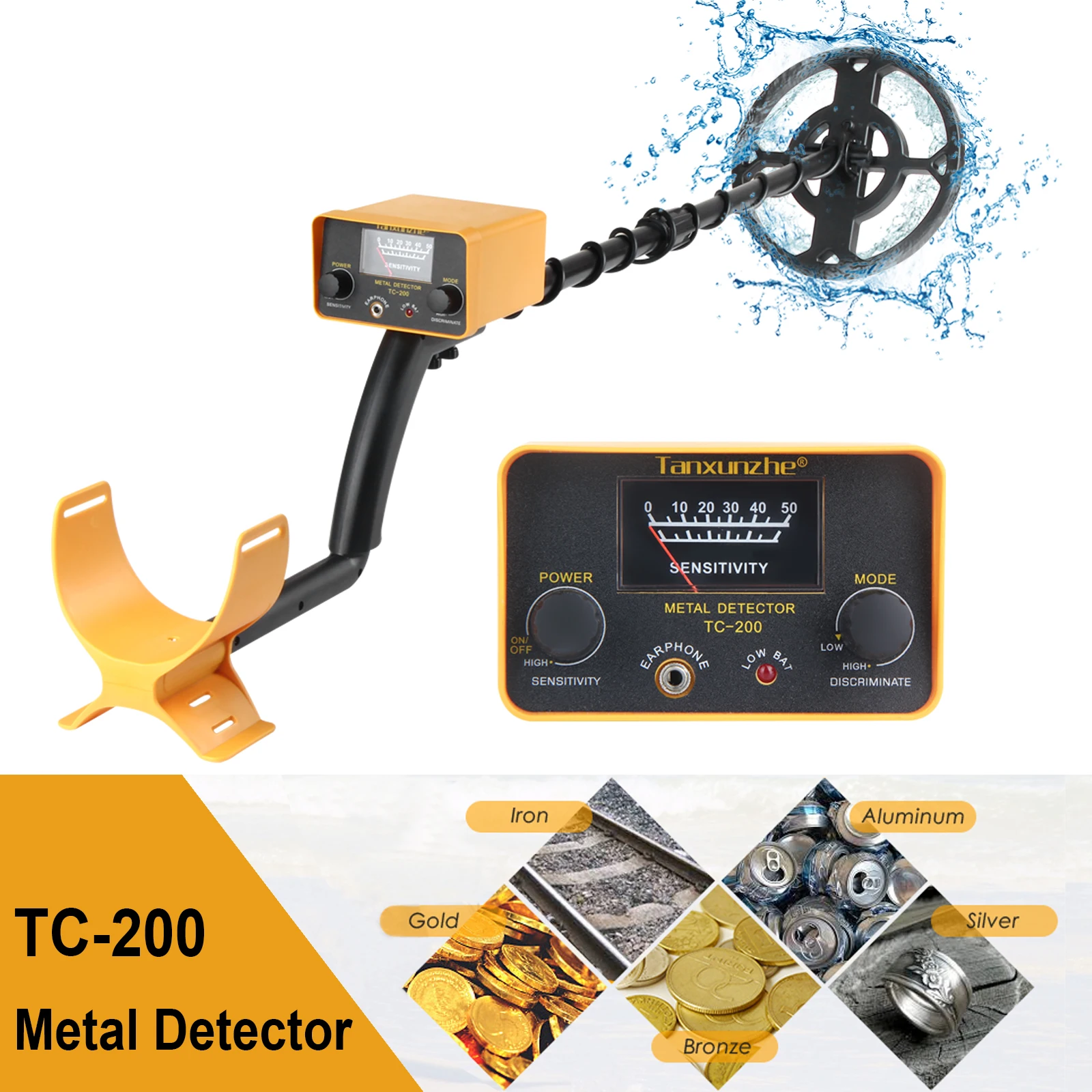 Détecteur de métaux TC-200Y amélioré pour Wisure – Test et Avis