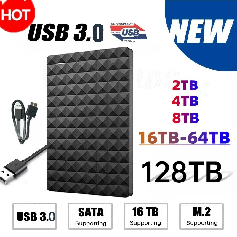 Disque dur externe USB 500Go – Xiaomi, ordinateur portable, PS4 – Test et Avis