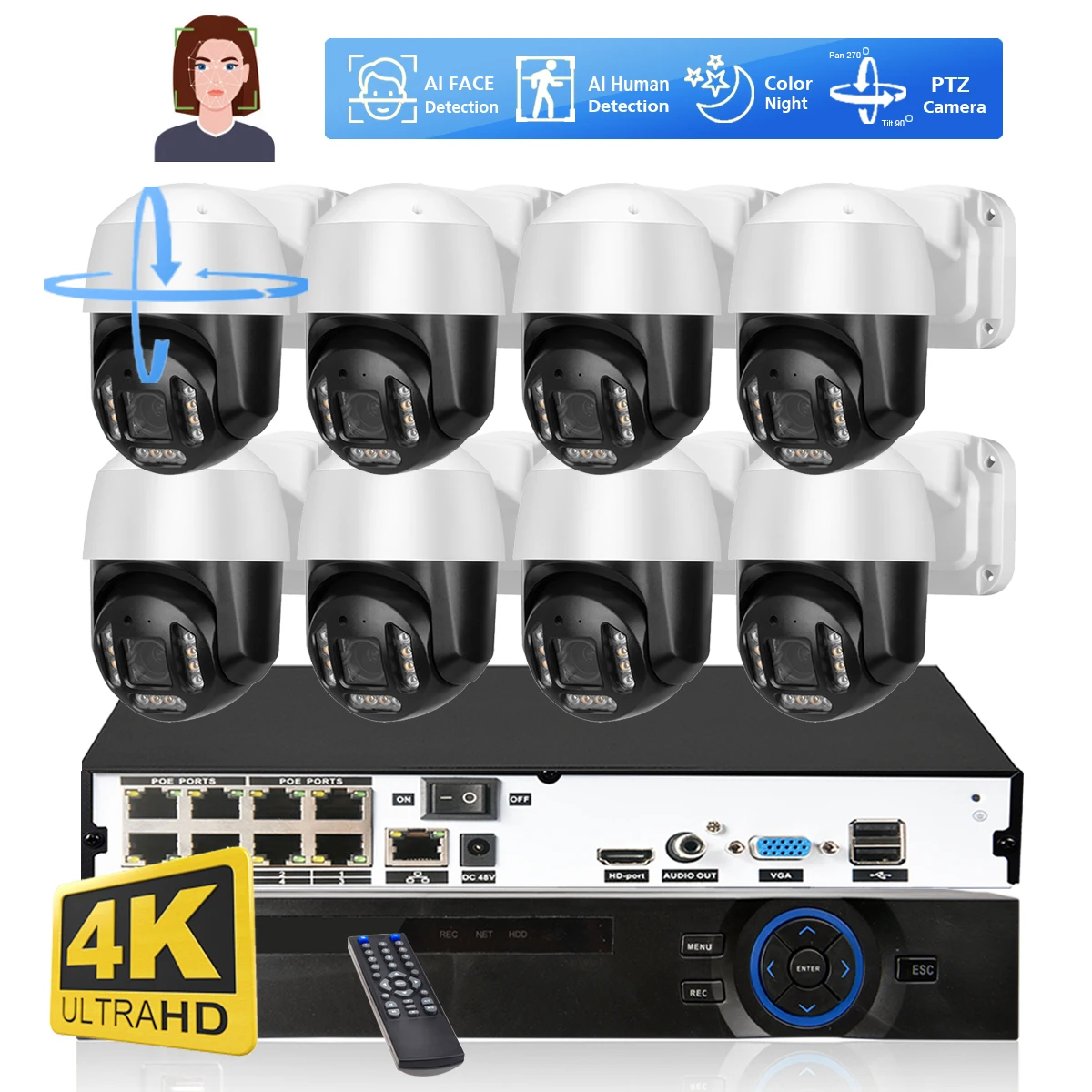 « Ensemble vidéosurveillance caméras PTZ haute qualité » – Test et Avis