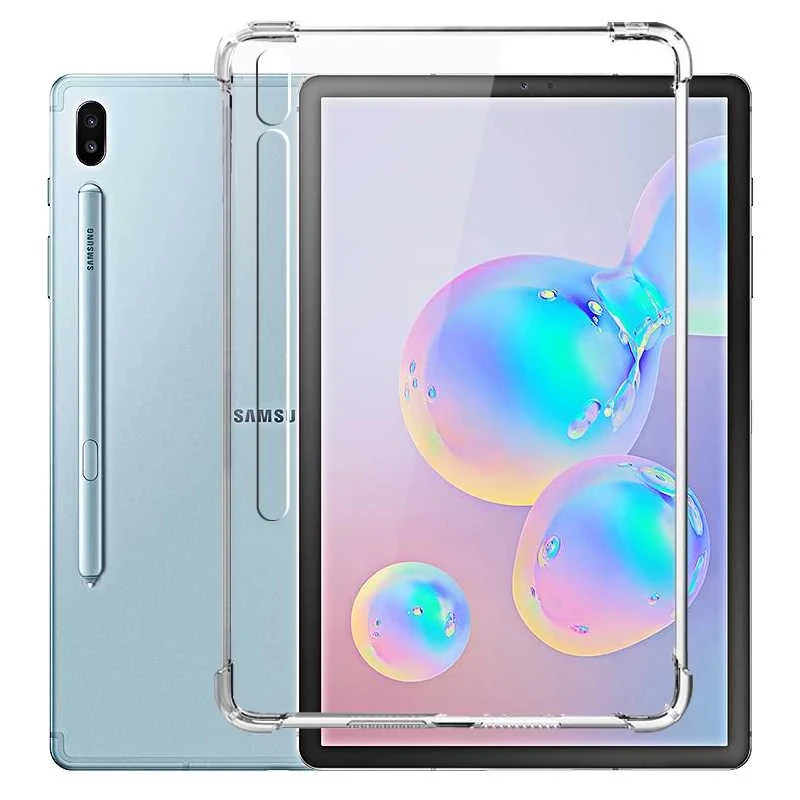 Étui en silicone souple pour Samsung Galaxy Tab S7 Fe S8 Plus + 12.4 11 SM-T870 X700 X800 T730 Dock Lite clair transparent. – Test et Avis