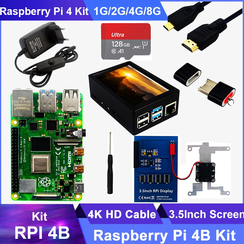 Kit Raspberry Pi 4: Modèle B, RAM, Accessoires – Test et Avis