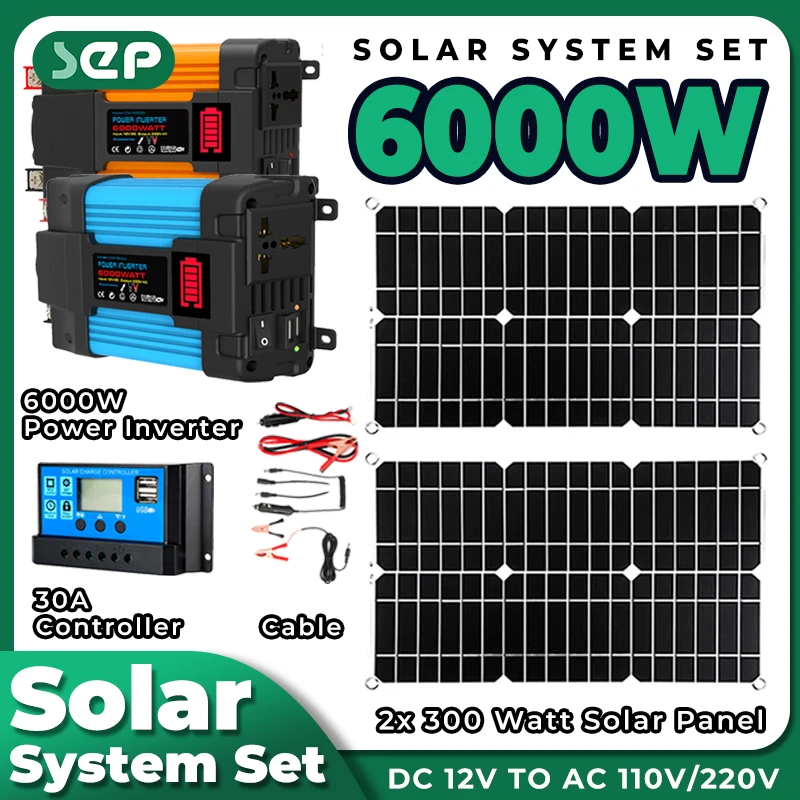 Kit complet de panneaux solaires avec onduleur portable – Test et Avis