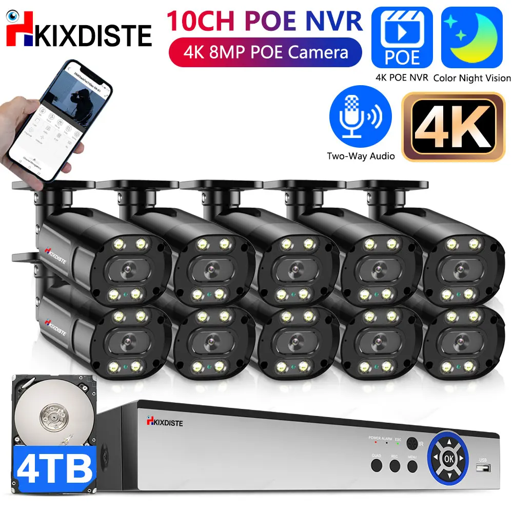 « Kit de vidéosurveillance Poe noir: sécurité haute résolution » – Test et Avis