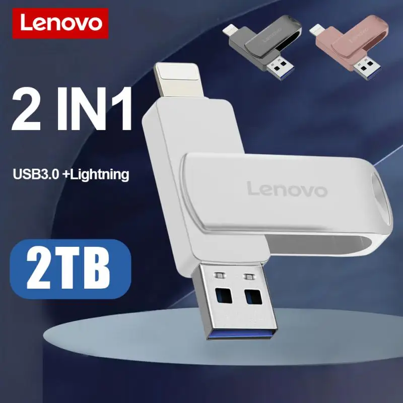 « Lenovo 2 en 1 : Clé USB OTG 128 Go pour PC, iPhone, Android » – Test et Avis