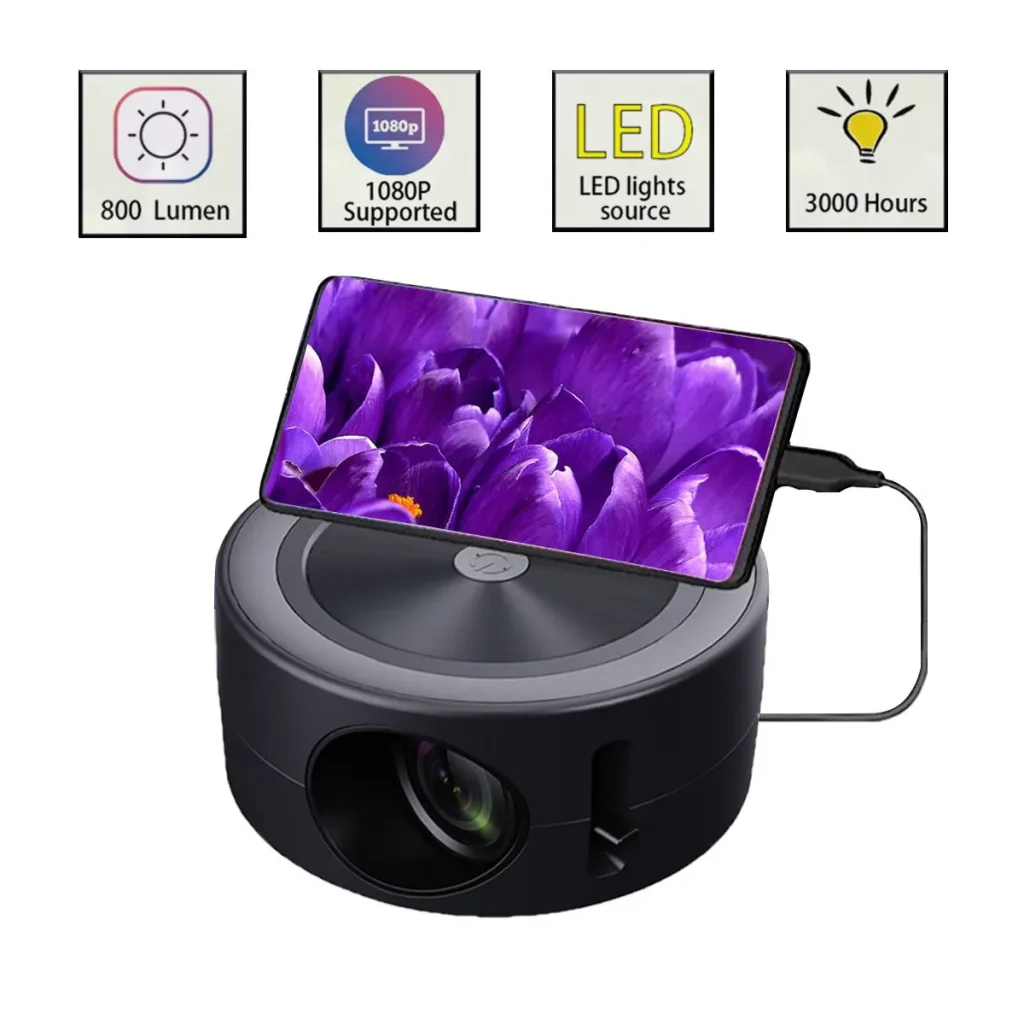 « Mini projecteur mobile pour cinéma à domicile » – Test et Avis