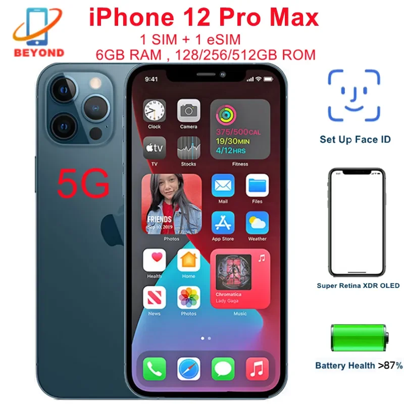 Nouvel iPhone 12 Pro Max, nombreux Go. – Test et Avis