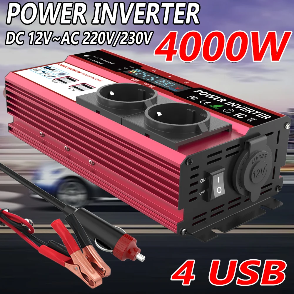 Onduleur Solaire 12V à 220V 4000W – Test et Avis