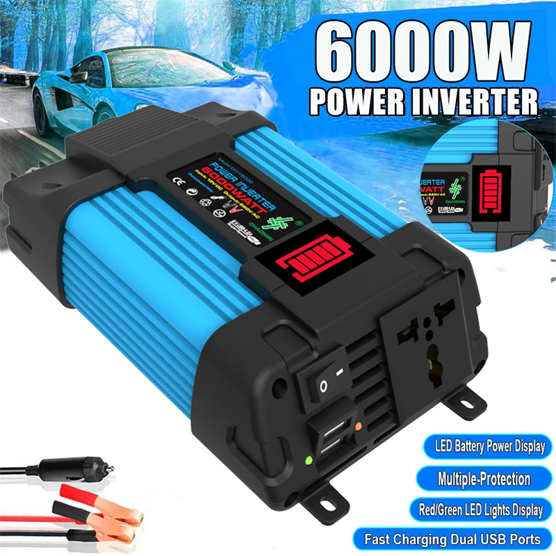 Onduleur portable pour voiture : 4000W-6000W – Test et Avis