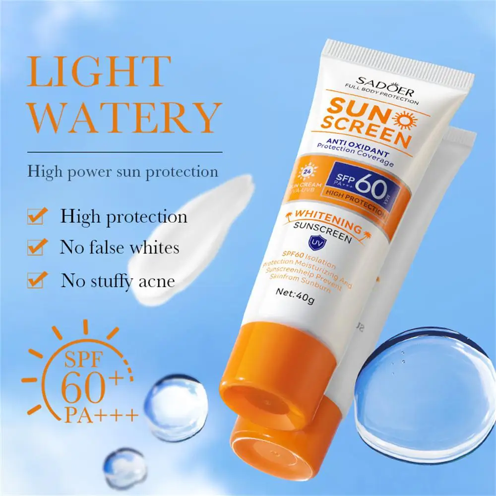 Protection solaire F60A+ pour homme et femme – Test et Avis