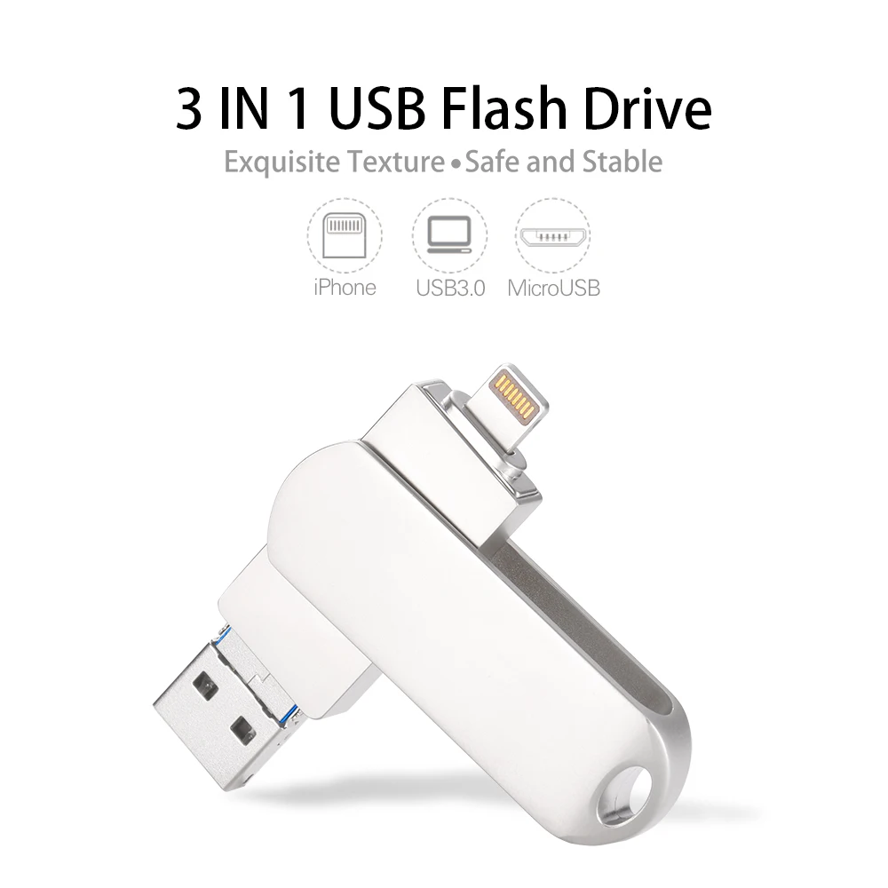 Rains-Clé USB 3.0 OTG 3 en 1 multiplateforme – Test et Avis